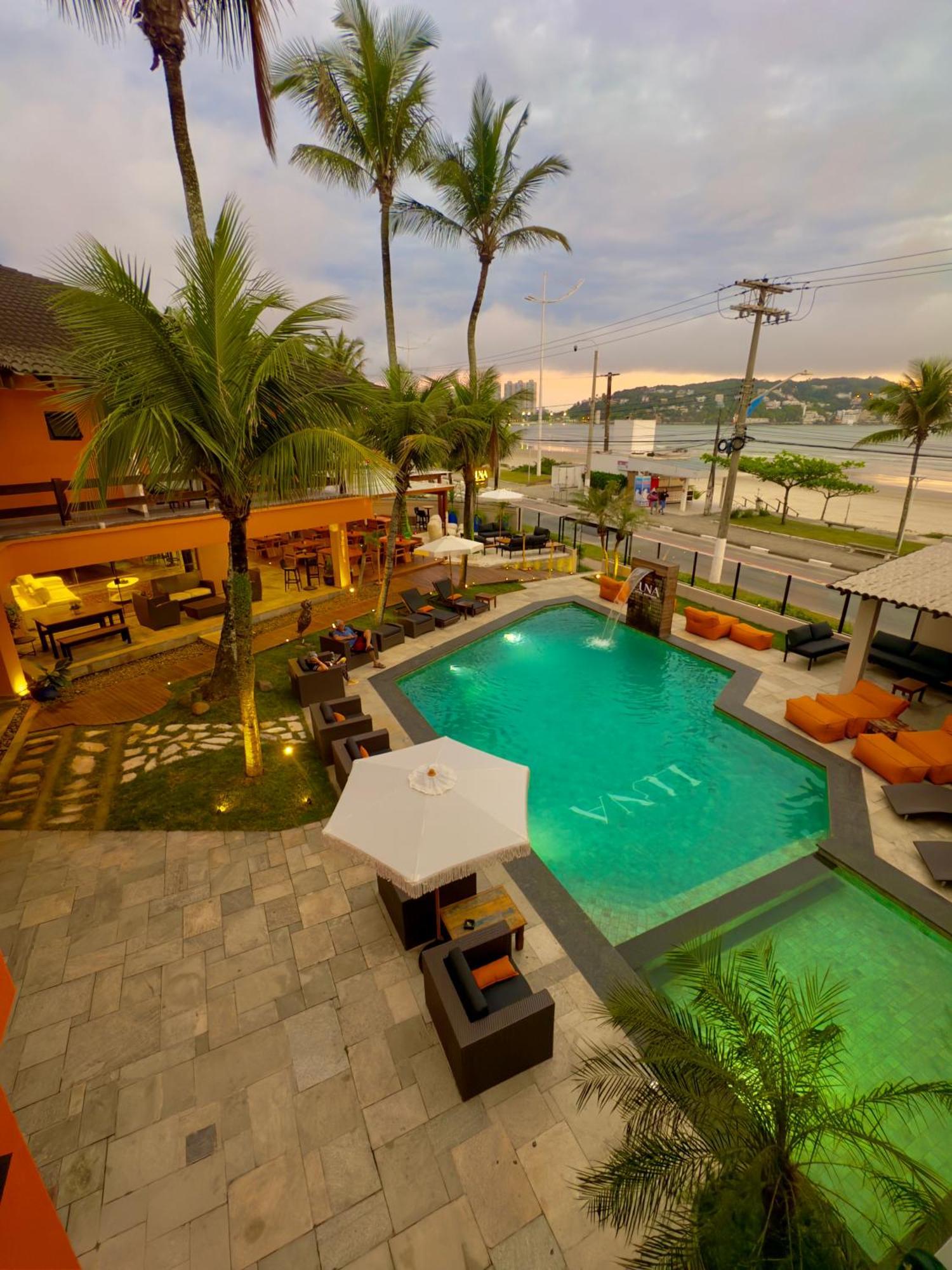 Luna Hotel Boutique - Frente A Praia Guaruja Ngoại thất bức ảnh