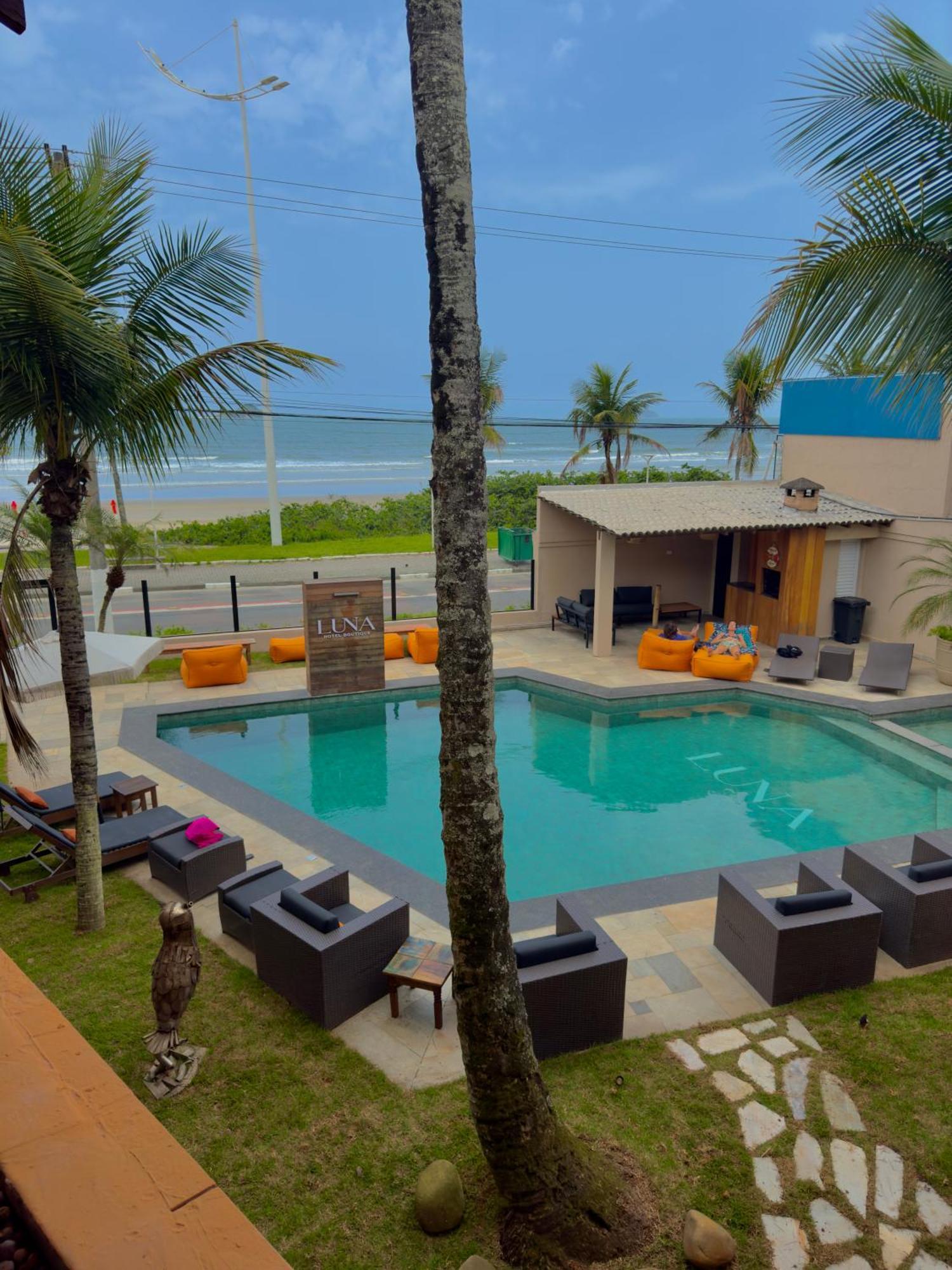 Luna Hotel Boutique - Frente A Praia Guaruja Ngoại thất bức ảnh