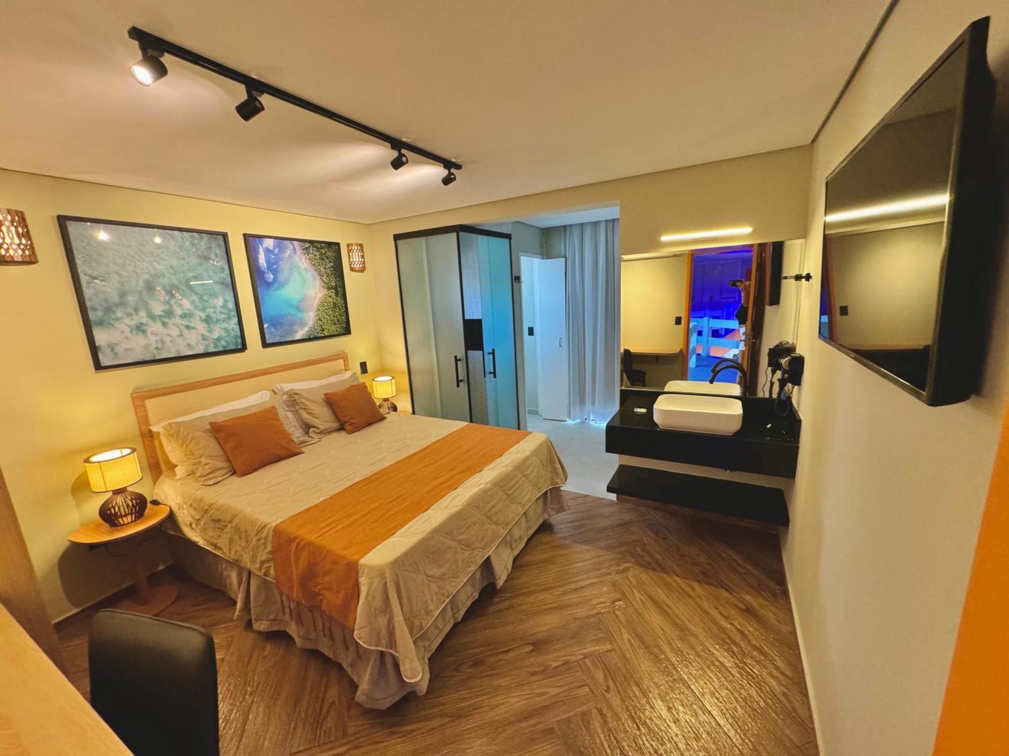 Luna Hotel Boutique - Frente A Praia Guaruja Ngoại thất bức ảnh